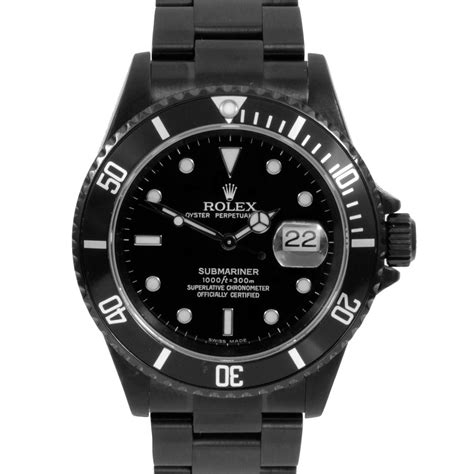 submarine black rolex|Rolex Submariner all black price.